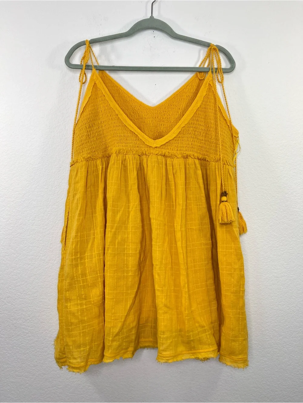 Free People Sundrenched Mini Dress Pockets Womens size small